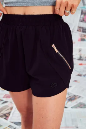 Claudia Dean Noir Warm up shorts