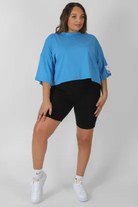 Curve Rib Cycling Shorts Black