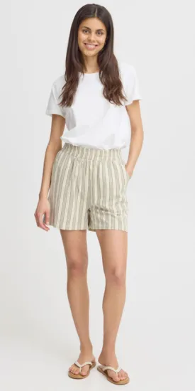 Fransa Cotton Shorts