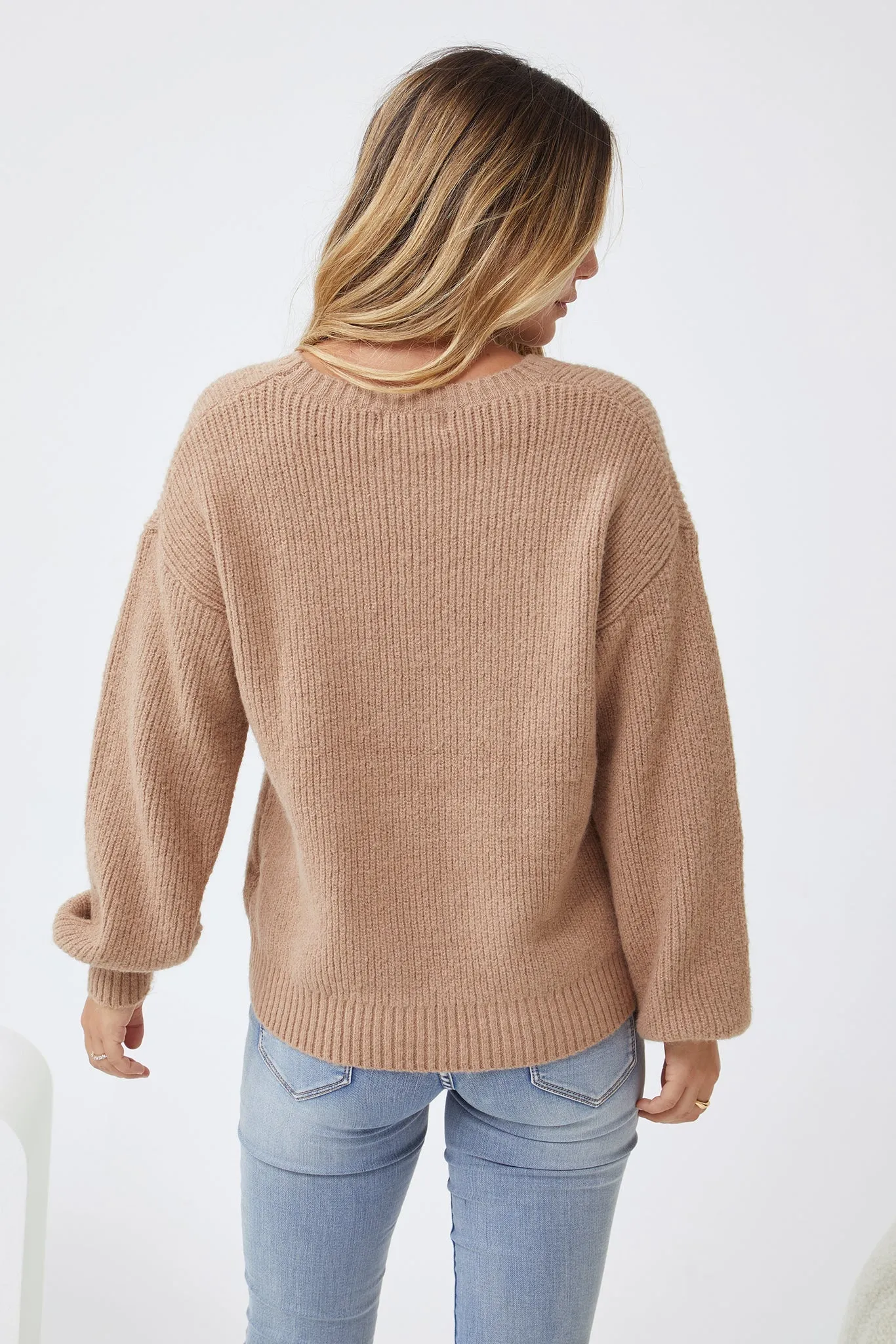 Harvie Knit - Camel