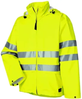 Helly Hansen HH Workwear Alta Class 3 PU Lightweight Hi Viz Rain Jacket- 70260