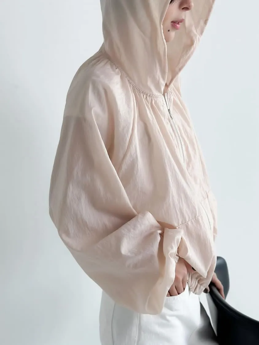 Pink/Gray lightweight foodie jacket