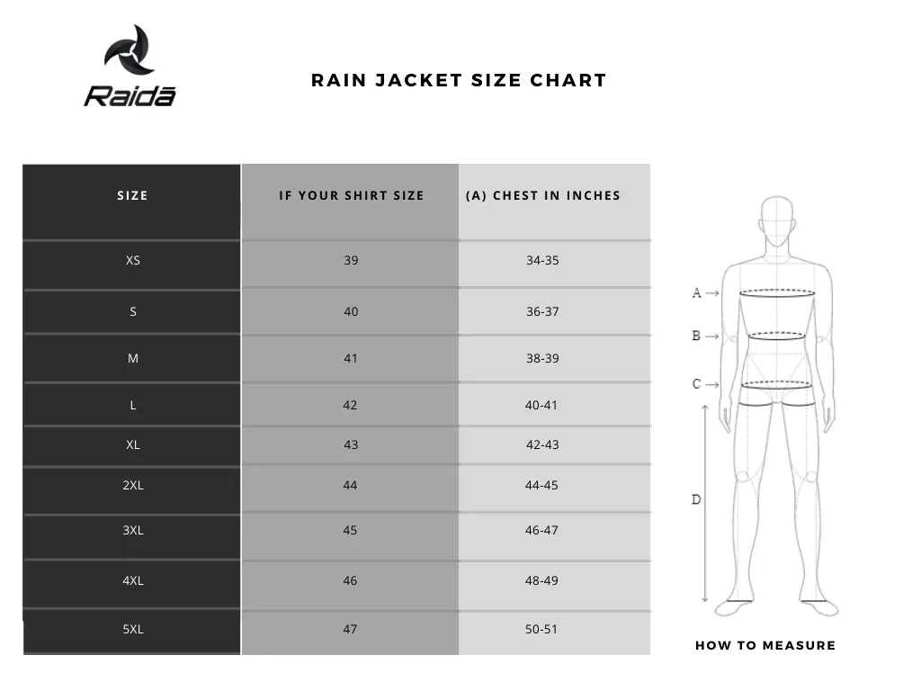 Raida Rain Jacket- Black