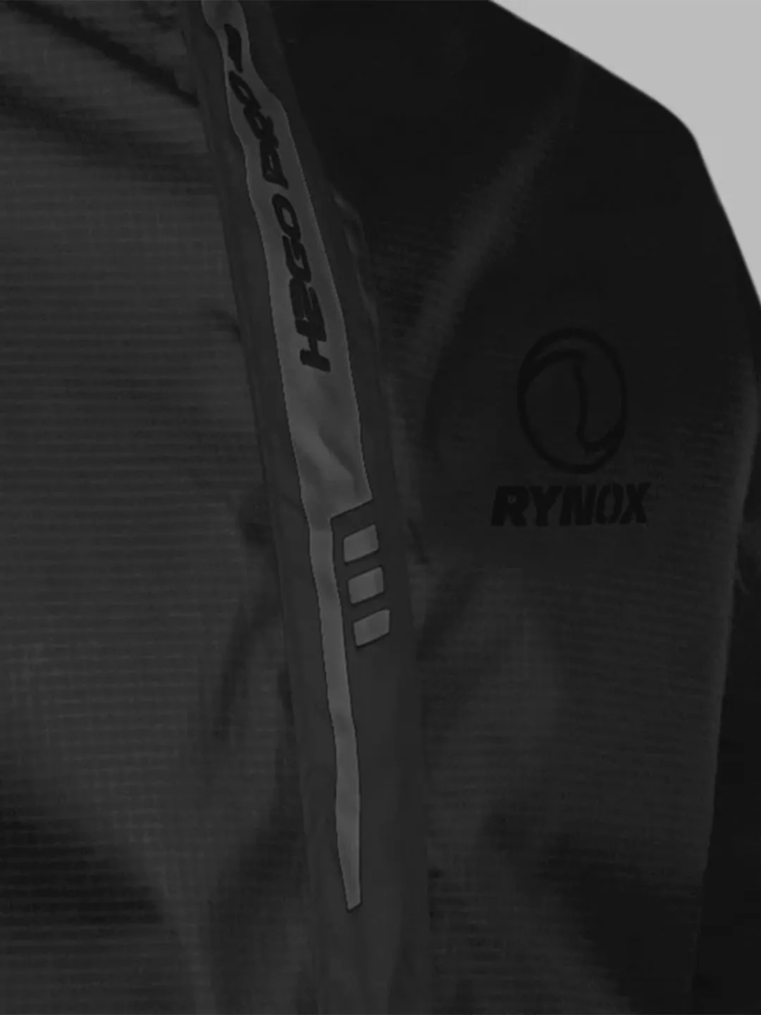 Rynox H2GO Pro 3 Rain Jacket Black