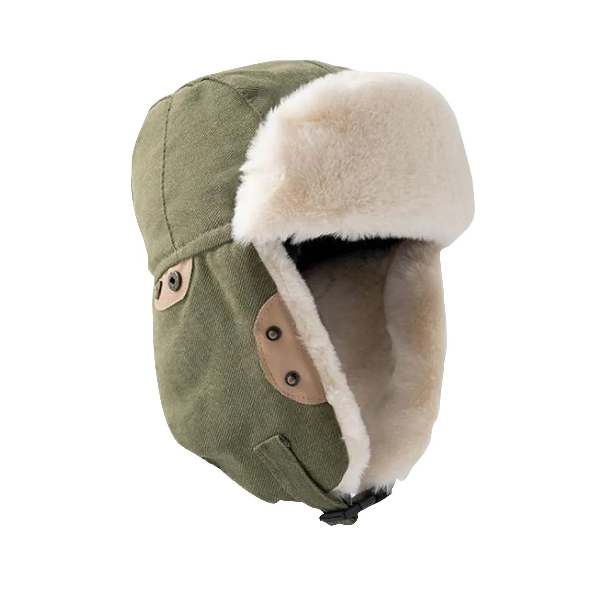 Sidiou Group Windproof Warm Hat Winter Autumn Ear Protection Cotton Ushanka Hat Thickening Outdoor Sports and Ski Hat Women Men