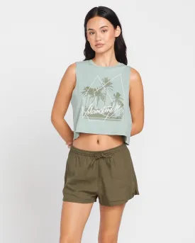 Stone Hour Crop Top - Sea Glass