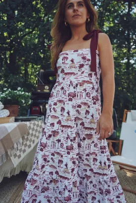 Tailgate Collection Sage Dress - Florida State Toile